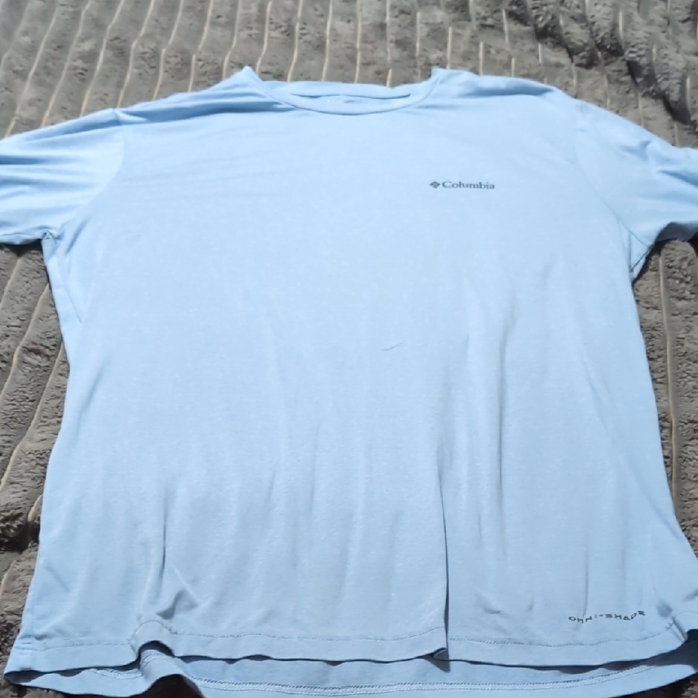 Columbia Men's Sky Blue Short Sleeve Tee